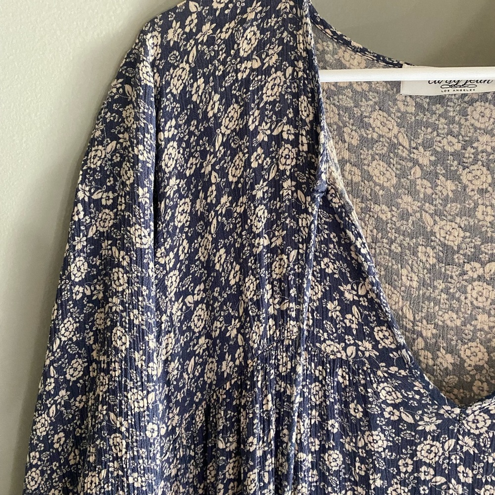 Carly Jean (CJLA) blue floral Laurel dress